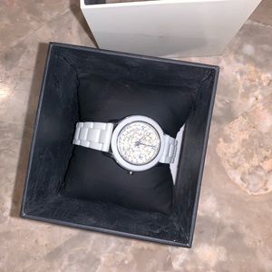 NWT! DKNY White Ceramic Watch & Crystals
